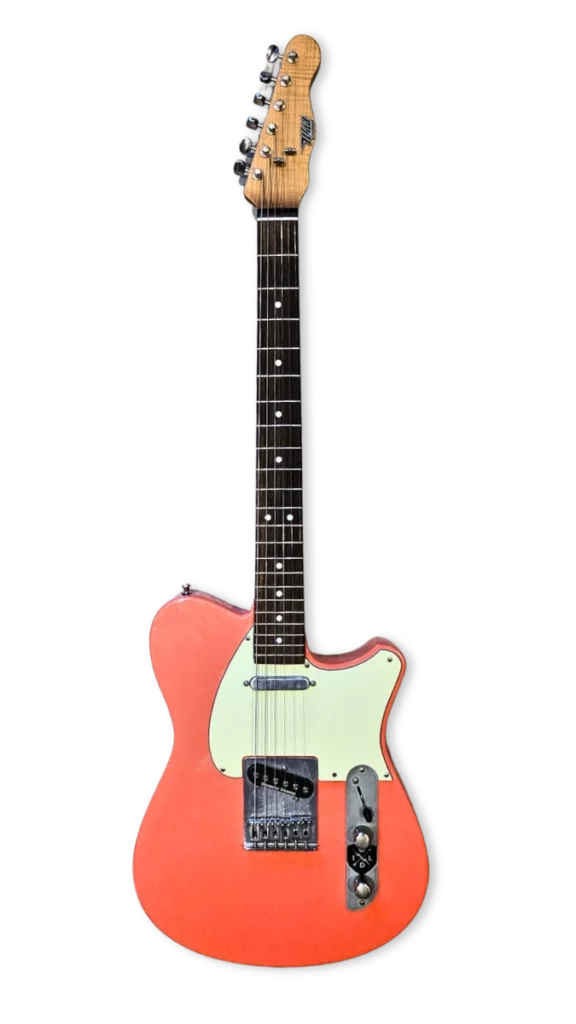 guitare custom réalisé par Fabien Revillet